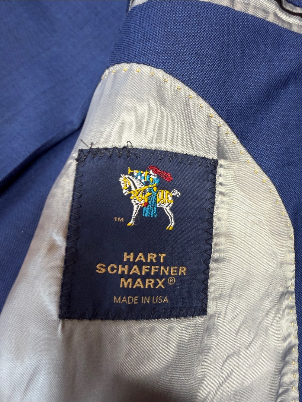 Margolis Hart Schaffner Marx Royal Blue Two-Button suit ( 50x48x37) - Picture 3 of 17